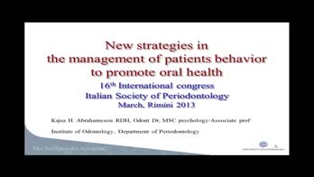 Nuove strategie nella gestione del comportamento del paziente per migliorare la salute orale
