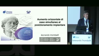 Aumento orizzontale di osso simultaneo al posizionamento implantare